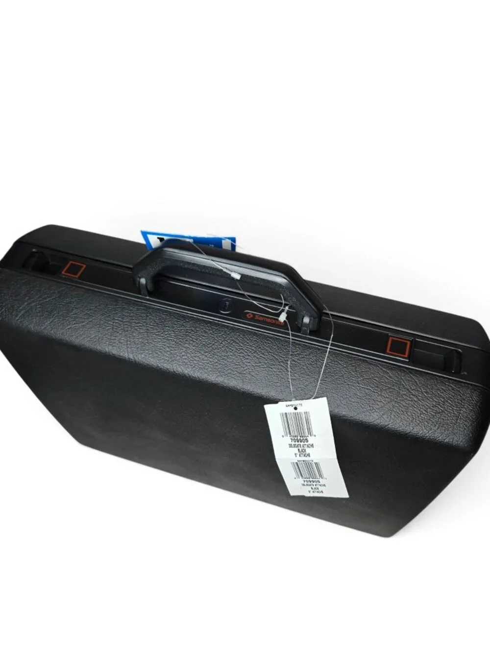 NWT Samsonite Black Delegate Attache Hard Body Storage Briefcase FLAW no key